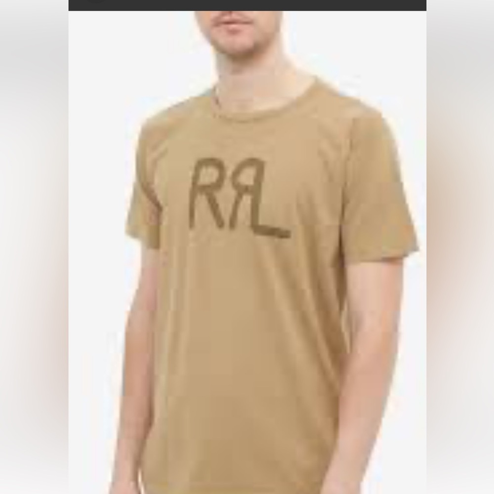 Ralph Lauren Double RL Men's Yellow Graphic Tee - Picture 2 of 3